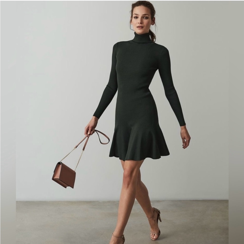 NWT Reiss Mimi Knit Dress - Black, Size M